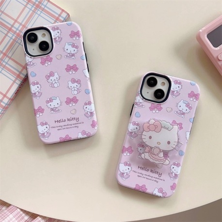 Hello Kitty Desenli İp Kılıf + H.K Holder