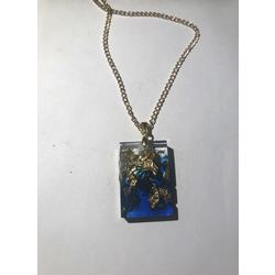 Gold-Blue Kolye