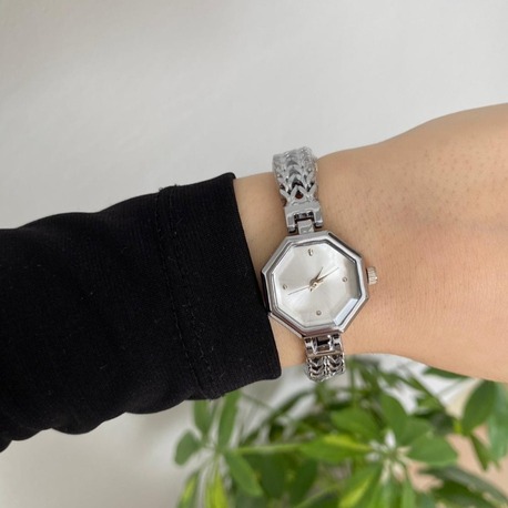 Éloria Octa Silver – Çelik Quartz Kadın Saat