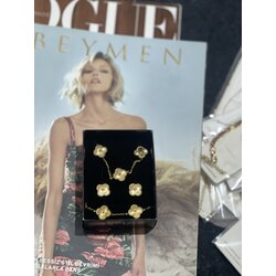 Yonca set kolye küpe bileklik