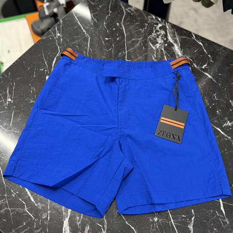 Zegna Premium Deniz Şortu ve Şort Kapri (5165-Sax Mavisi