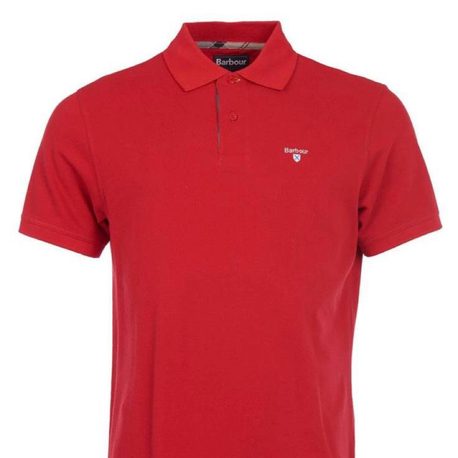 Barbour Polo Yaka (10076-Kırmızı)