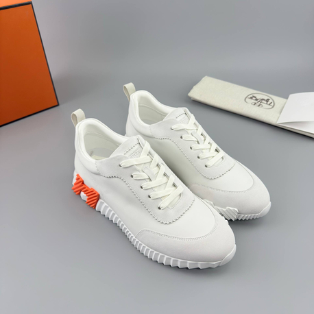 Hermes Beyaz Deri Sneakers (İTHAL ÜRÜN)