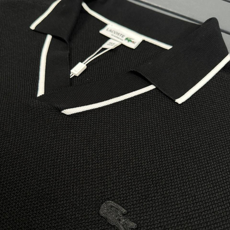 V Yaka Triko Polo Yaka (33040-Siyah)