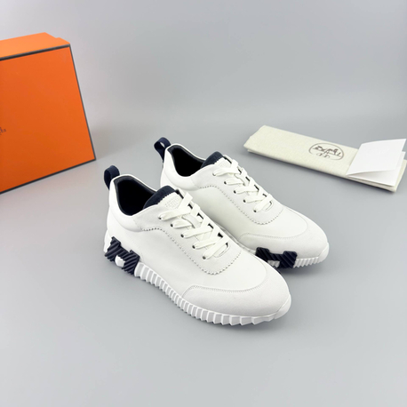 Hermes Beyaz Deri Sneakers (İTHAL ÜRÜN)