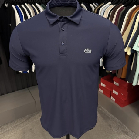 İthal Kırışmayan Kumaş Polo Yaka (26124-Lacivert)