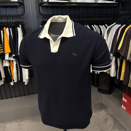 Keten Polo Yaka Triko (Lacivert-33055)