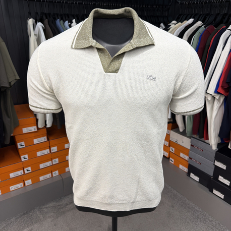 Keten Polo Yaka Triko (Ekru-33055) 