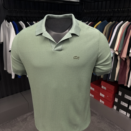 Örme V Triko Polo Yaka (Çağla Yeşili-33036)