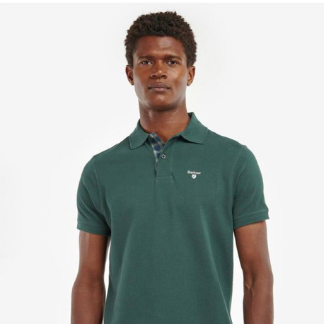 Barbour Polo Yaka (10076-Koyu Yeşil)