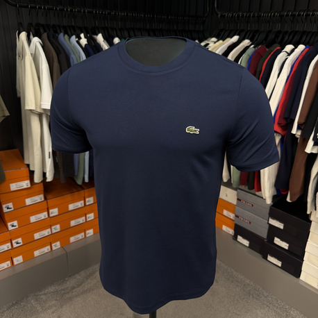 Premium Modal Kırışmayan Kumaş T-shirt  (15046-Lacivert