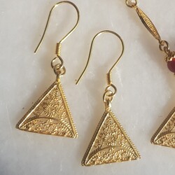Telkari Küpe Gümüş Silver Turkish Oriental Style 