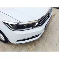 VOLKSWAGEN PASSAT 2016 SONRASI FAR KAŞI / FAR ÜSTÜ ÇITA 3 PARÇA  PASLANMAZ ÇELİK