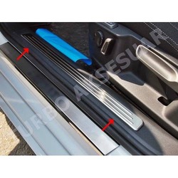VOLKSWAGEN PASSAT B8 - B8.5 UYUMLU İÇ KAPI EŞİK 4 PARÇA PASLANMAZ ÇELİK 