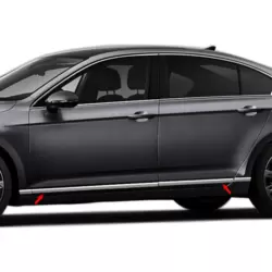 VOLKSWAGEN PASSAT B8.5 YAN KAPI ÇITASI 8 PARÇA PASLANMAZ ÇELİK 