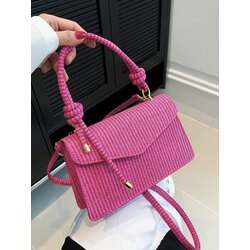PEMBE TOTE OMUZ ÇANTASI