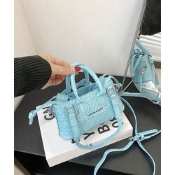 TİMSAH DESENLİ TOTE ÇANTA