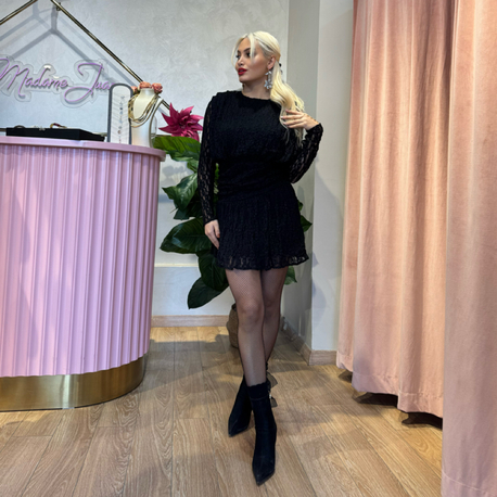 Noir Lace Zarafet Elbisesi