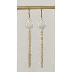 Pearl Tassel Earrings