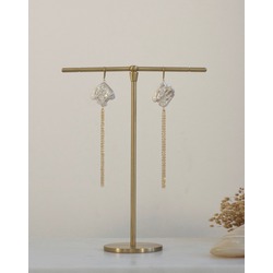 Baroque Pearl Tassel Earrings