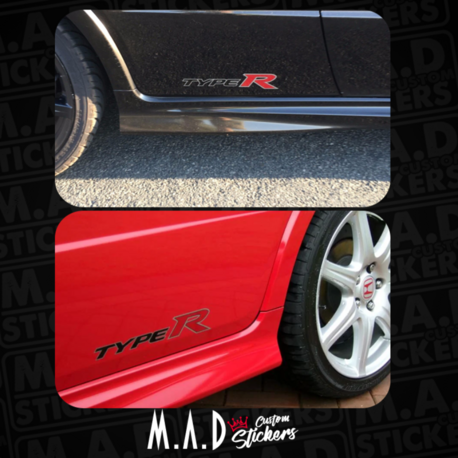 FN2-FN1 Kasa için Type-R sticker set | M.A.D Stickers