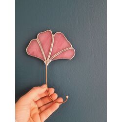 Gingko yaprağı Dekoratif Vitray