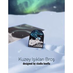 Kuzey Işıkları Broş