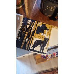 Kadın ve Köpeği Bardak Altlığı