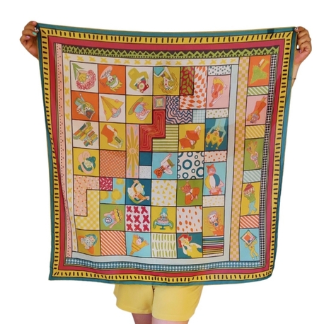 Saklambaç Fular 90×90 cm