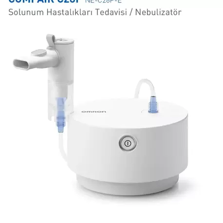 Omron C28P, Hızlı Tedavi Süresi Sunan, Dayanıklı Nebulizatör