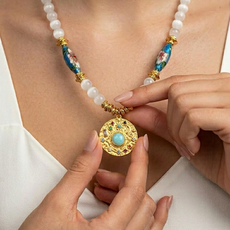 Solara – Doğal Taş Kolye  