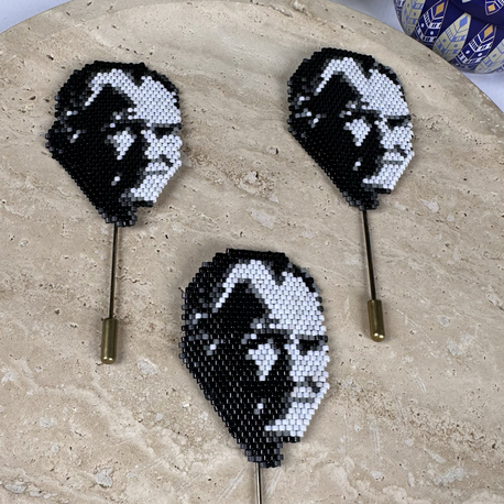 Atatürk Büst Broş 
