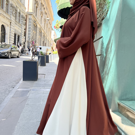 Kahverengi Hürrem abaya ✨