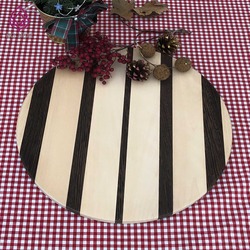 MCT Ahşap - Wenge & Dişbudak Doğal Ahşap Sunum ve Pizza Tahtası 709Q
