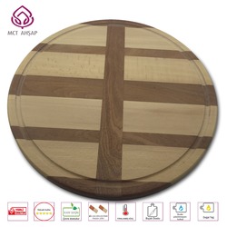 MCT Ahşap - Maun & Dişbudak Masif Ahşap Kesme ve Sunum Tahtası 705Q