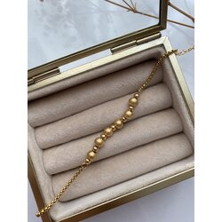 Gold boncuk bileklik 