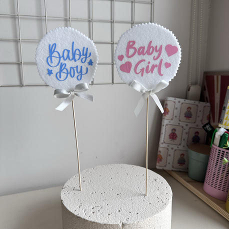 Baby Girl/Boy pasta süsü