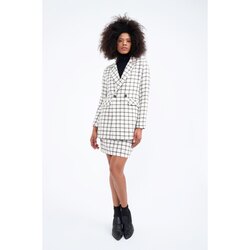 Ekose Blazer Ceket