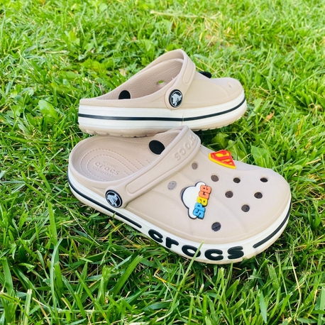 Çoçuk Kum bej Renk Crocs Terlik