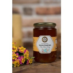 Mimaras Natural Çiçek Balı Cam Kavanoz Net 850gr