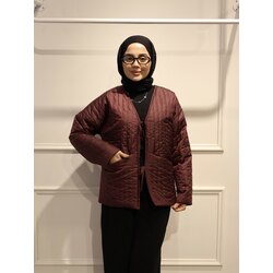 Kapitone Bağlamalı Mont