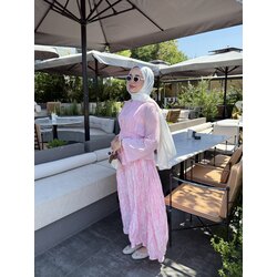 Etnik Desen Etek Pembe