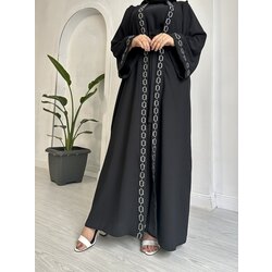 İkili Ferace Abaya ( Siyah )