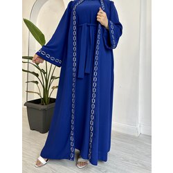 İkili Ferace Abaya ( Saks )