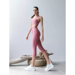 KOYU ROZE YÜKSEK  BEL KAPRİ TAYT KOD NO : 4722