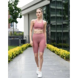 KOYU ROZE BİKER TAYT KOD NO :6047