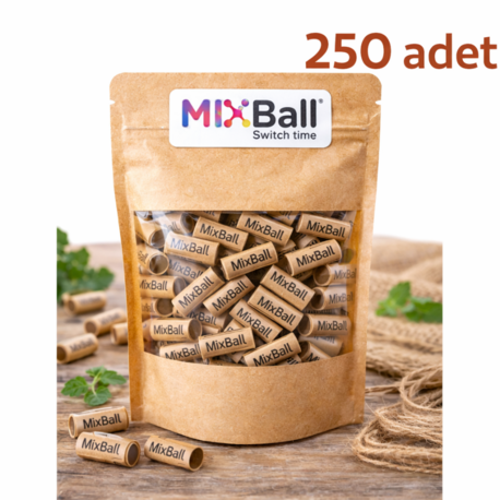 250 Adet Organik Kağıt Filtre 8×20 mm 