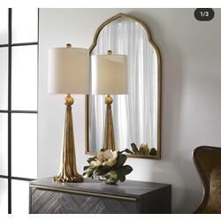 60x100 Gold Çerçeveli Kubbe Ayna