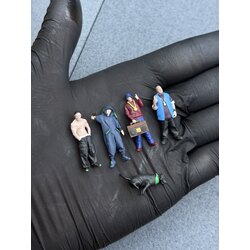 1/64 Getto Figür Set - Standlı