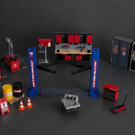 1/18 Garaj Ekipman Set 
